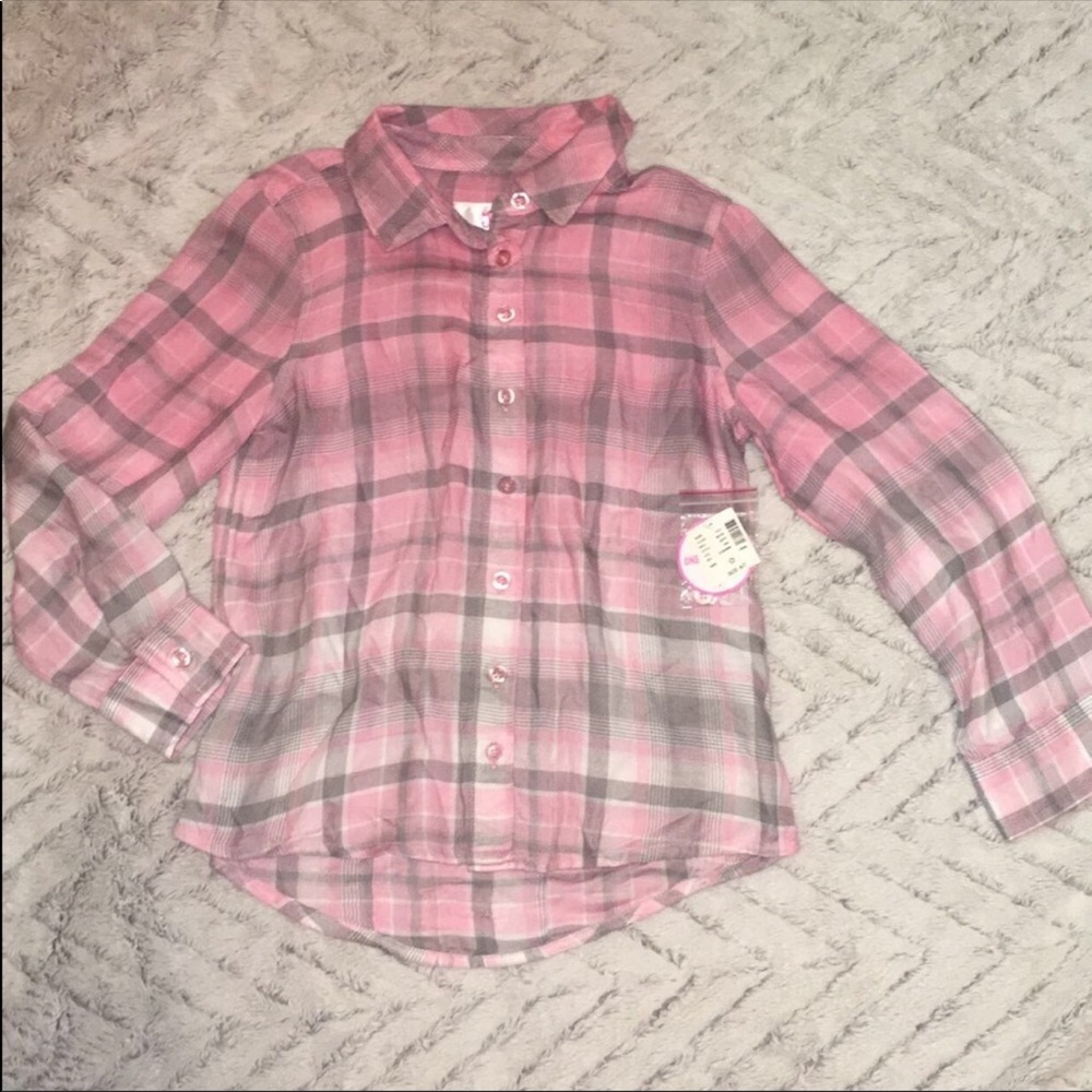 Little girls flannel size 6/7 BRAND NEW!